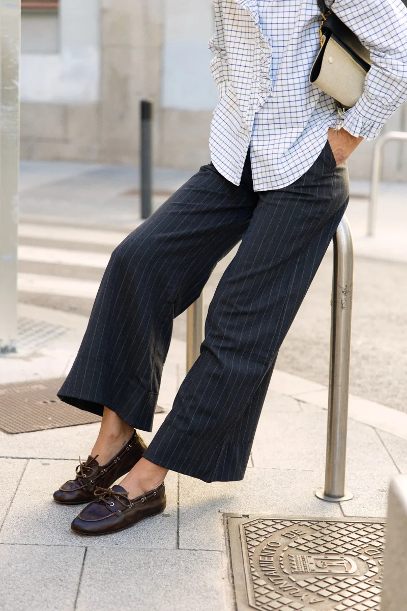 Pantalón Gabrielle Gris Raya Diplomática - Imagen 3