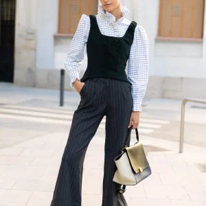 Pantalón Gabrielle Gris Raya Diplomática