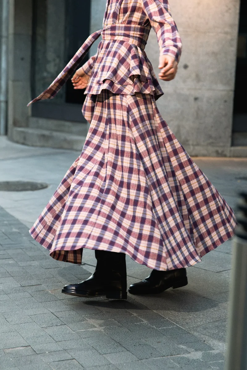 Falda Chloé Cuadros - Imagen 5