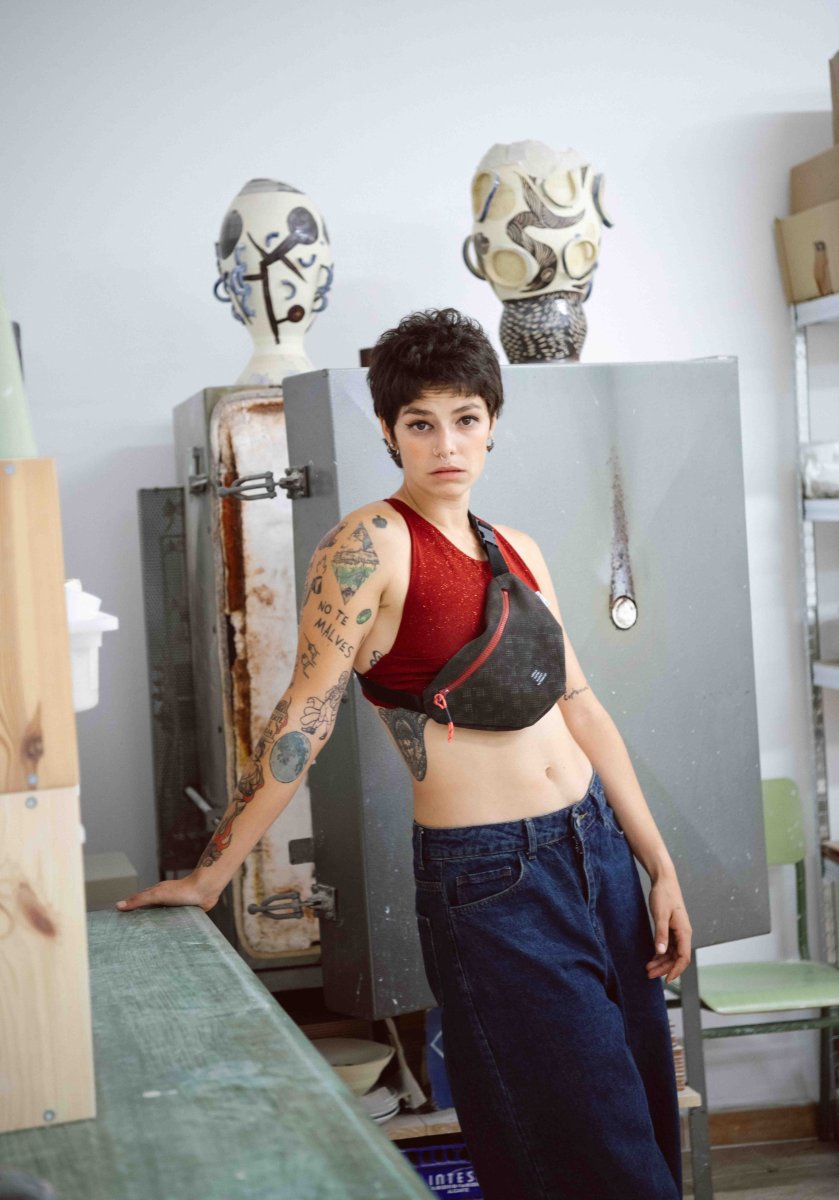 Riñonera Rude – Gris oscuro - Imagen 6