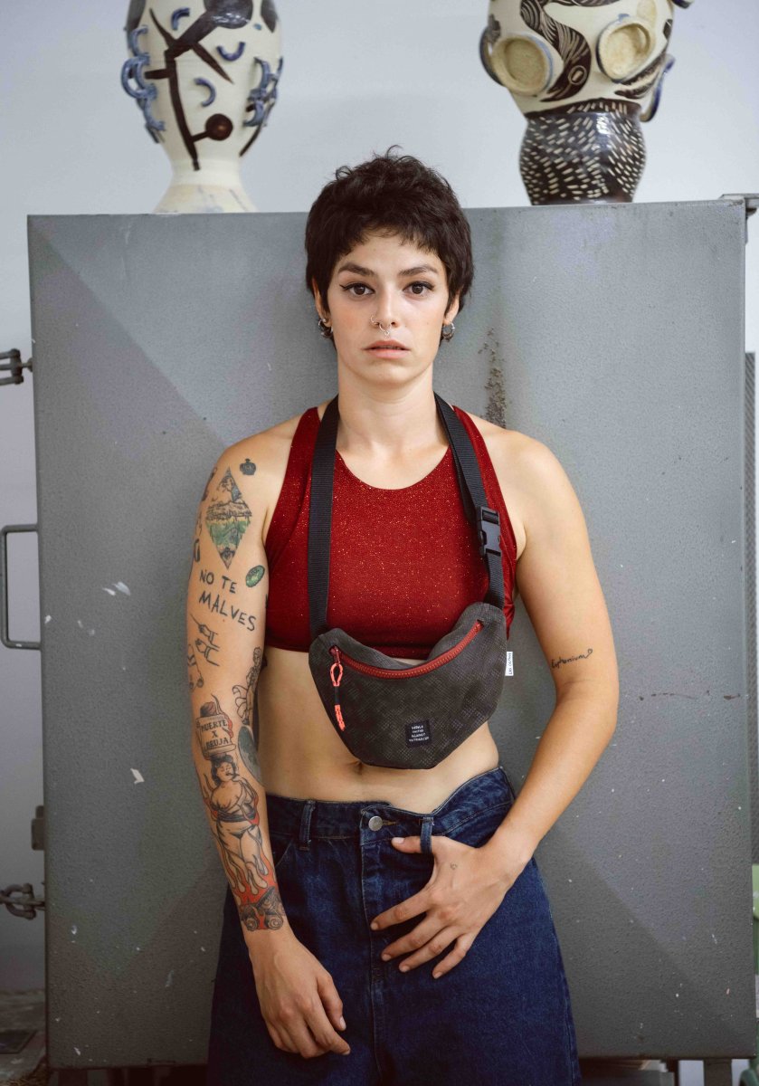 Riñonera Rude – Gris oscuro - Imagen 3