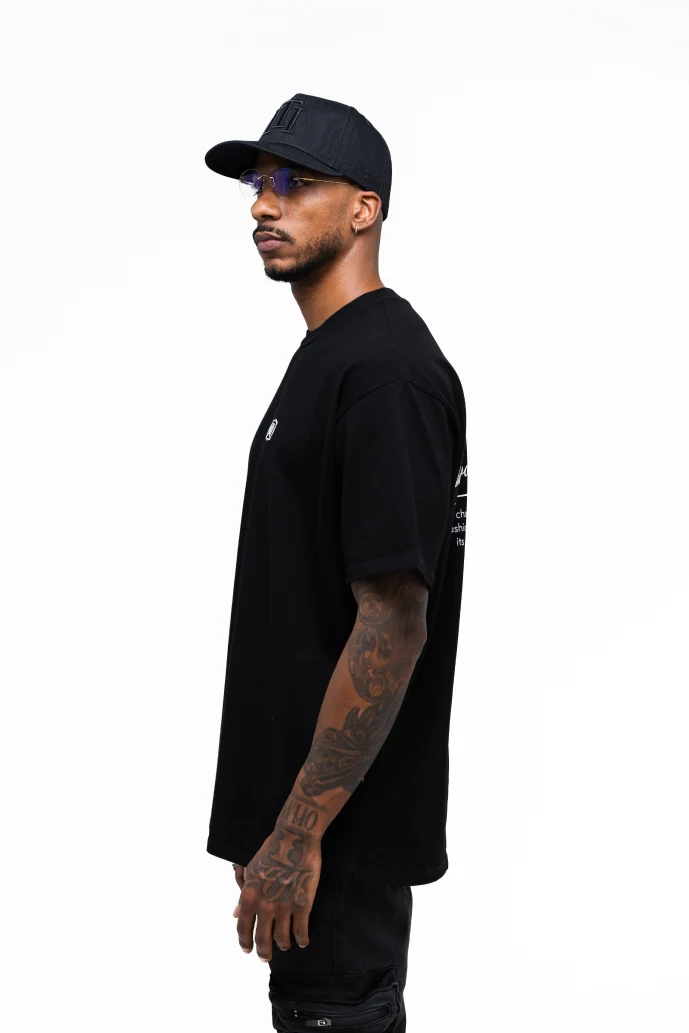 Camiseta Oversize Negra - Imagen 4