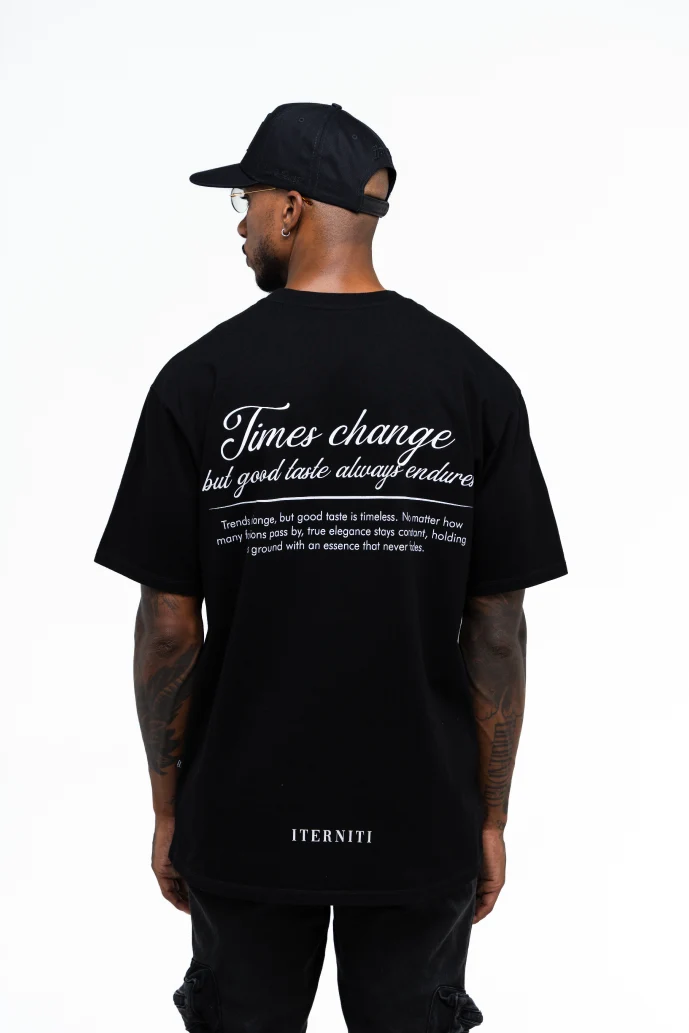 Camiseta Oversize Negra - Imagen 3