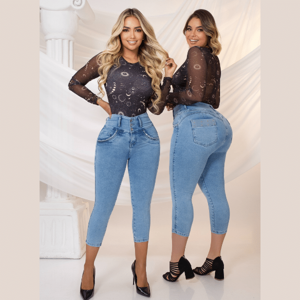 Vaquero Colombiano Capri Levantacola Bolsillos 2697W - Imagen 3