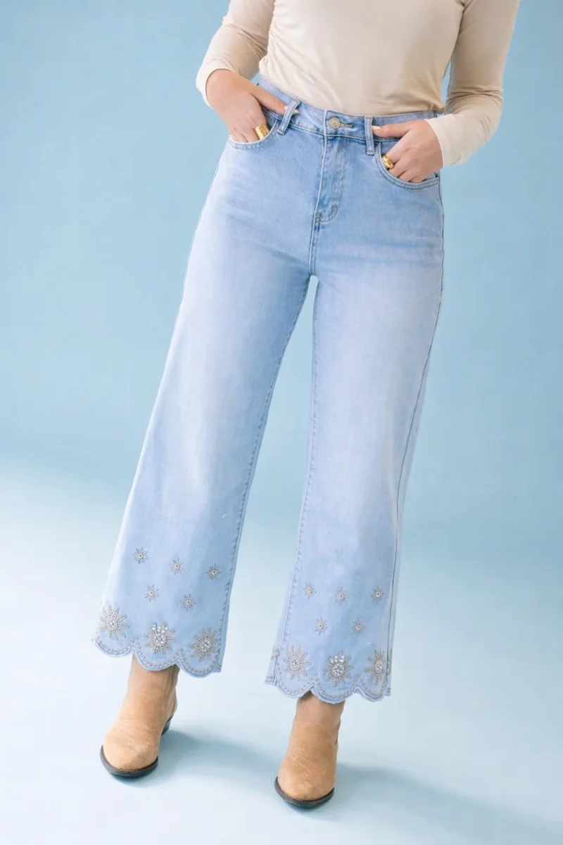 Jeans bordados - Imagen 2