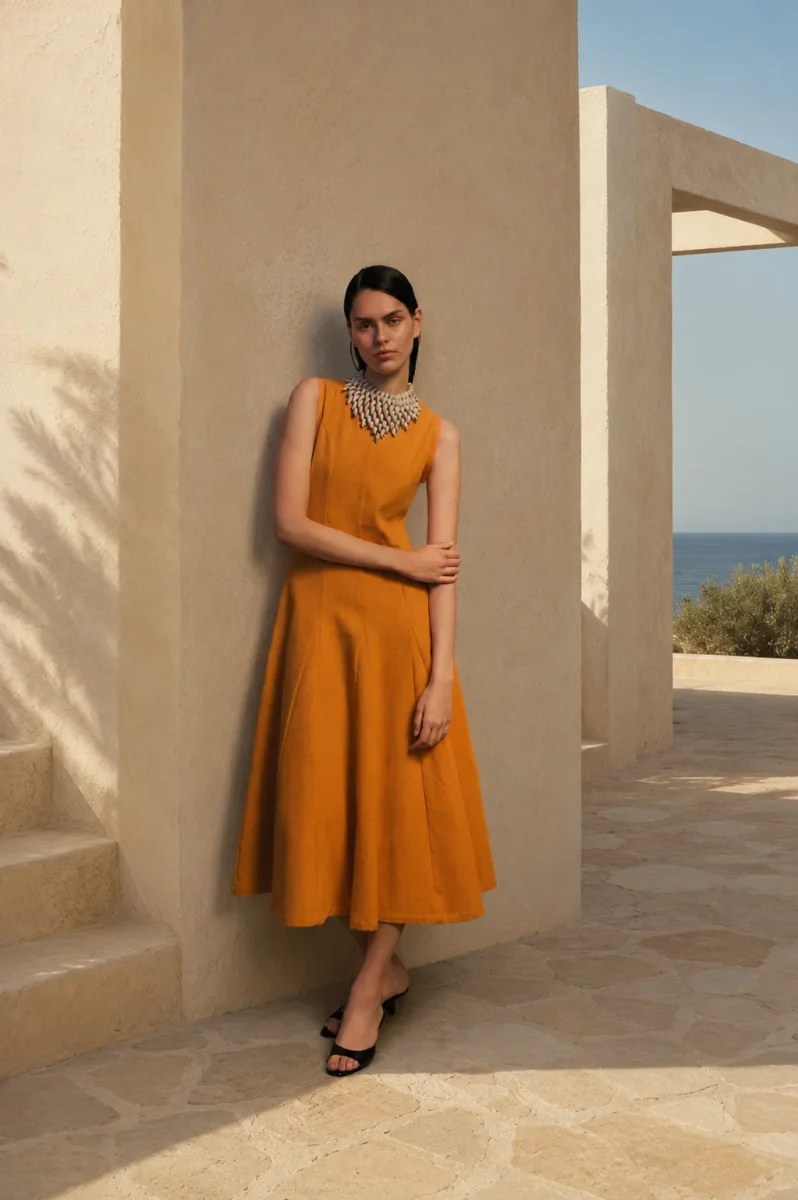 Vestido Agrume Naranja - Imagen 9