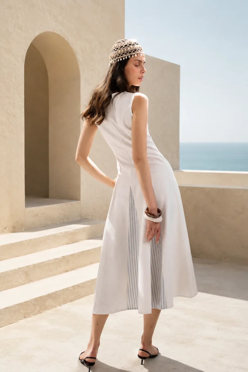 Vestido Cinqueterre Crudo - Imagen 9