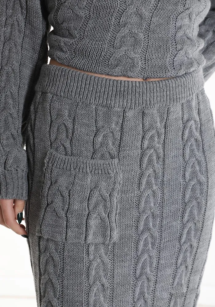 Conjunto falda y jersey de punto - Imagen 5