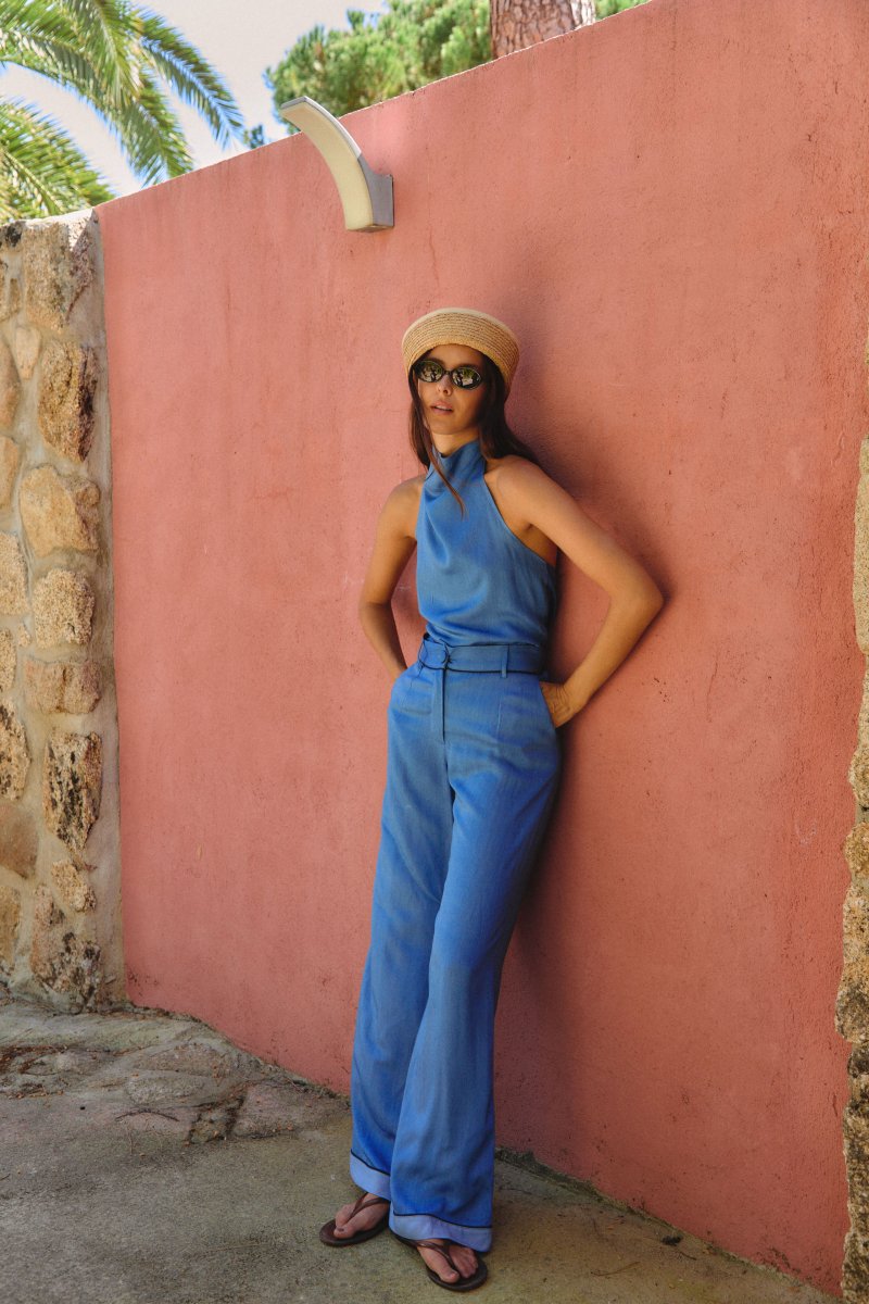 Pantalón Laurel Denim Azul - Imagen 6