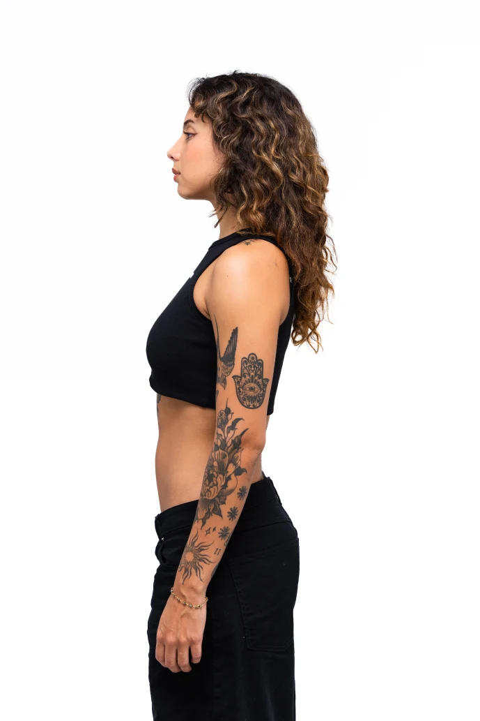 Crop Top Negro - Imagen 4
