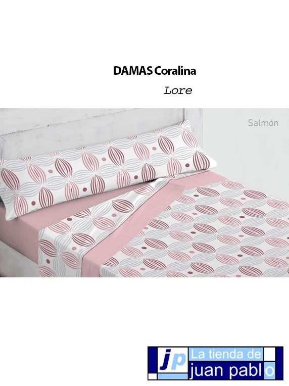 DAMAS Juego de Sábanas de Coralina - Imagen 2