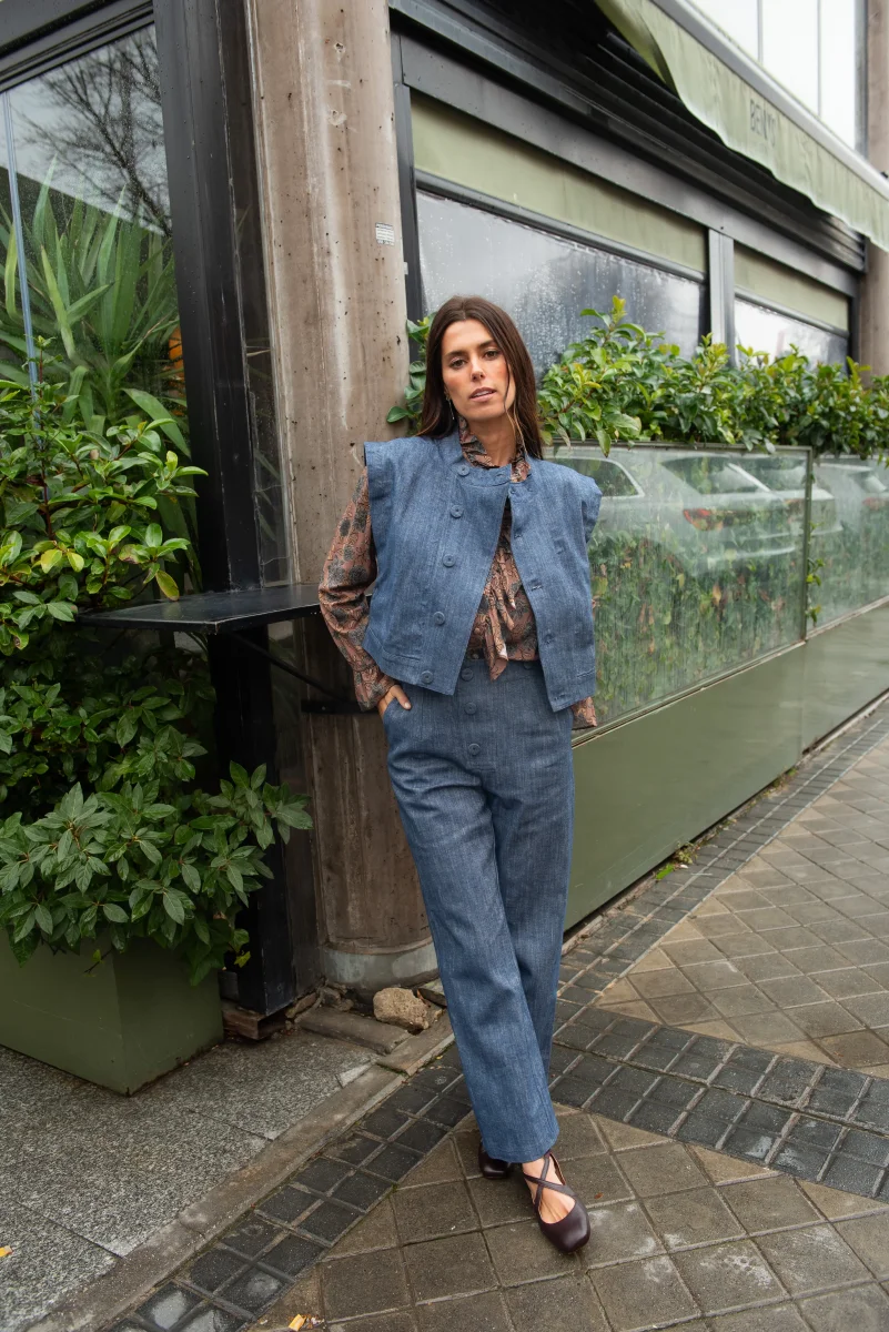 Blusa Toffe Estampado Marrón - Imagen 6