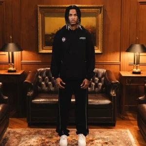 Hoodie Negro Off-Season Hombre