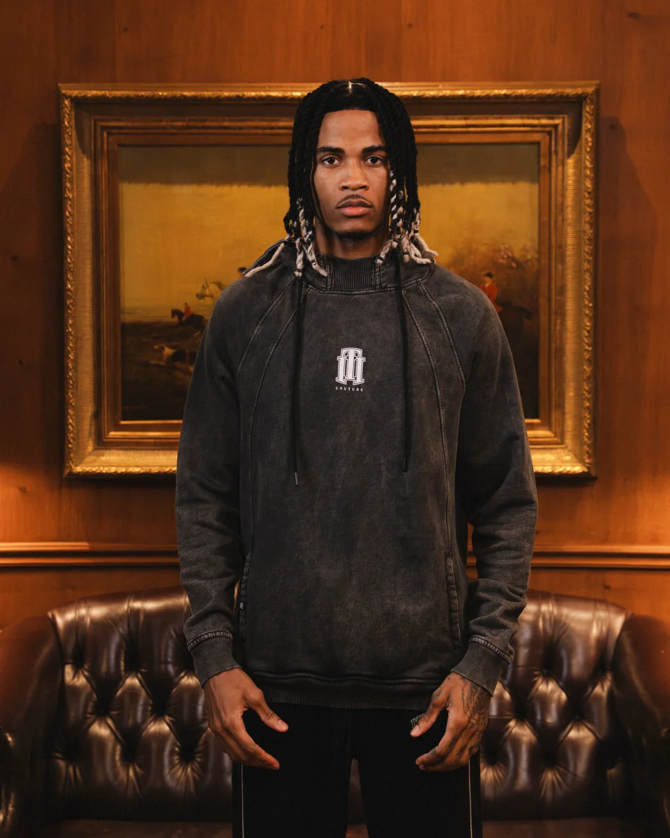 Hoodie Acid Wash Off-Season Hombre - Imagen 4