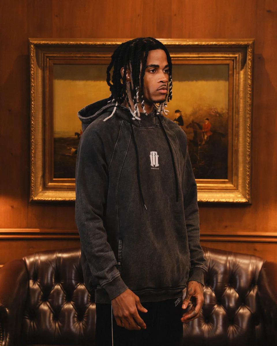 Hoodie Acid Wash Off-Season Hombre - Imagen 3