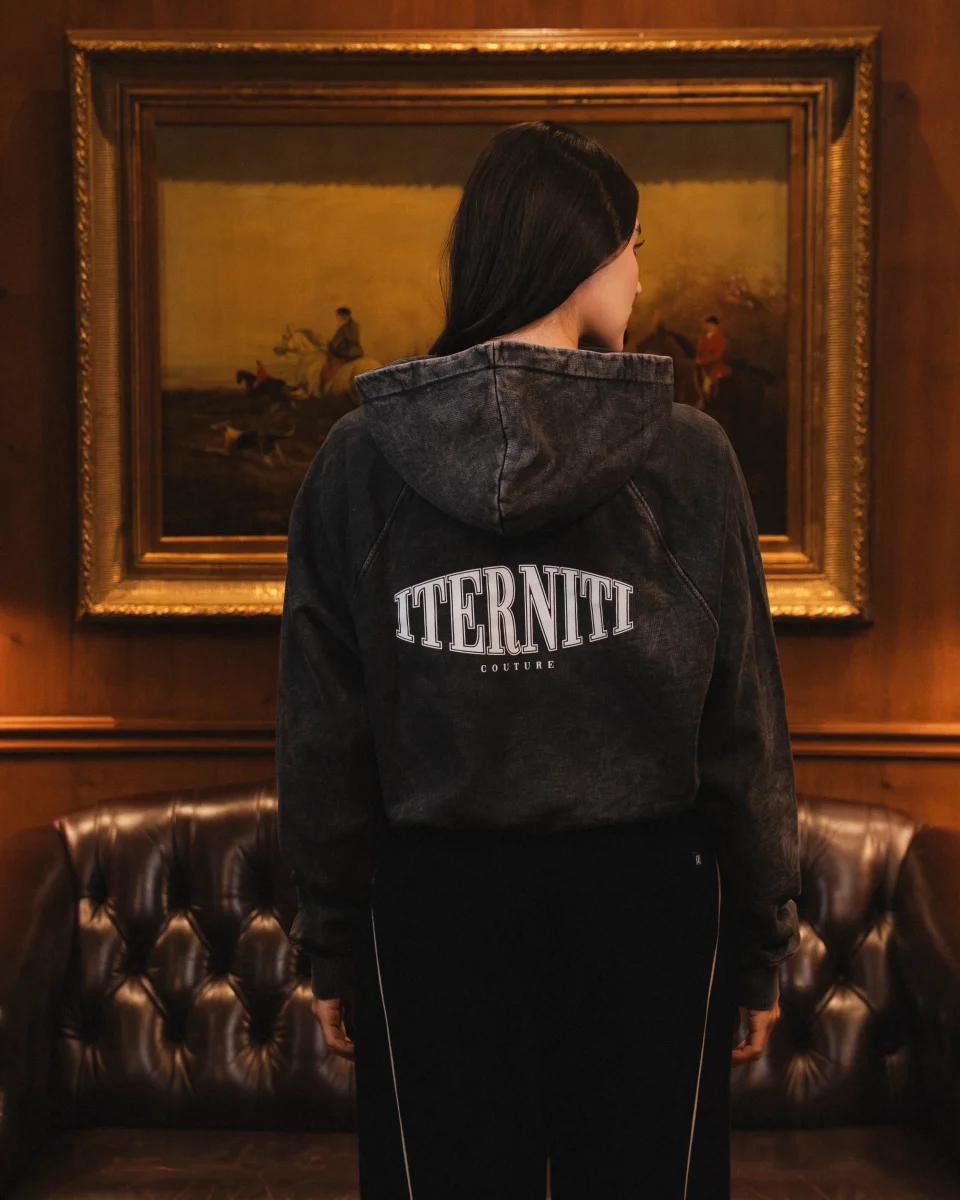 Hoodie Acid Wash Off-Season Mujer - Imagen 5