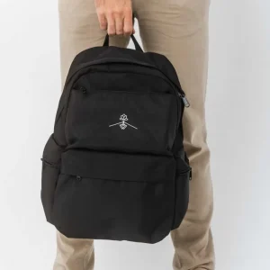 Mochila poliester reciclado - Negro