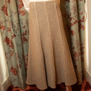 Falda Snowfall Lana Beige