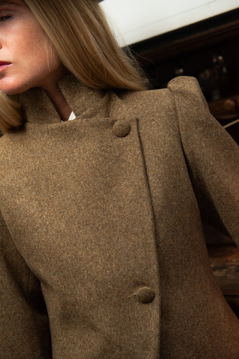 Chaqueta Selmatt Lana Marrón - Imagen 3