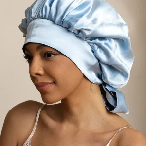 Gorro Casual de Seda para Mujer con Cintas Largas (Bicolor y Reversible)
