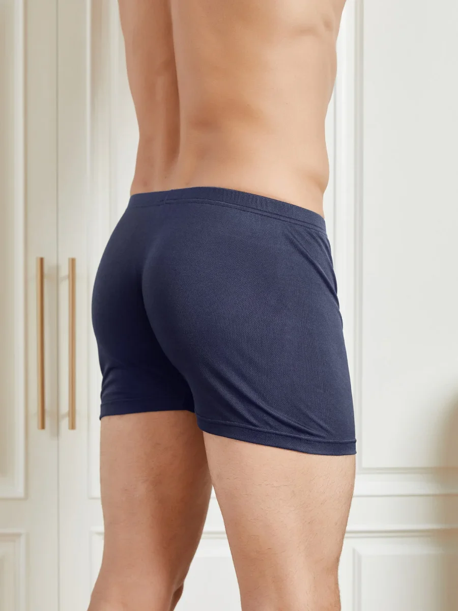 Ropa Interior De Hombre De Pura Seda Con Abertura Delantera - Imagen 6