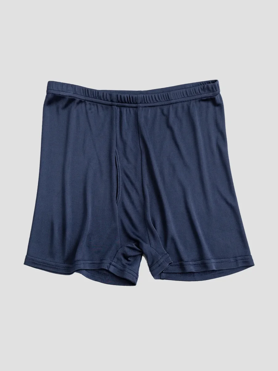 Ropa Interior De Hombre De Pura Seda Con Abertura Delantera - Imagen 8