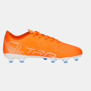 Botas fútbol infantil Puma ULTRA PLAY FG/AG JR naranja flúor