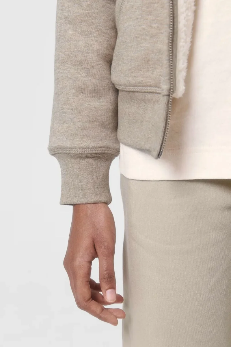 Chaqueta sherpa - Nuez Jaspeado - Imagen 6