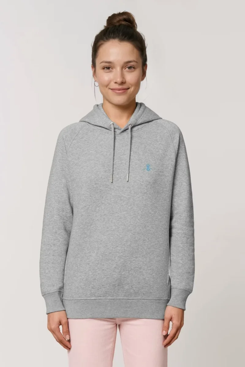 Sudadera orgánica - Gris Jaspeado - Imagen 2