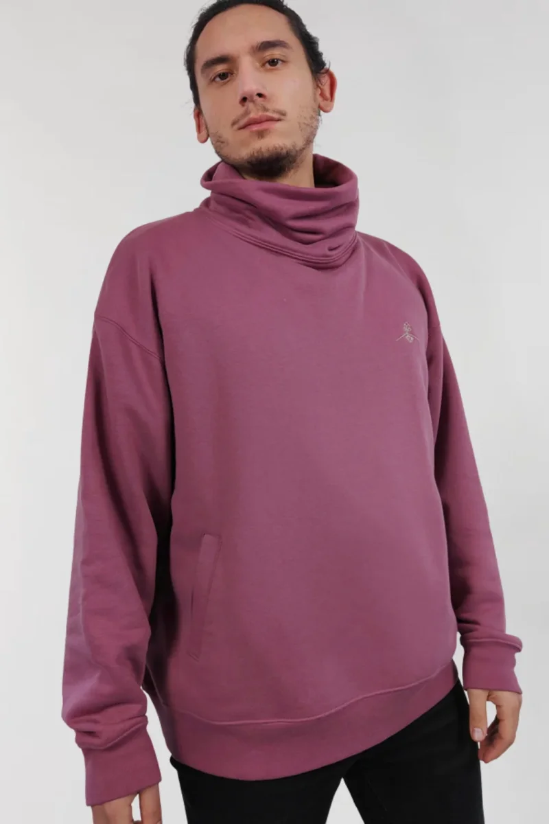 Sudadera orgánica - Malva