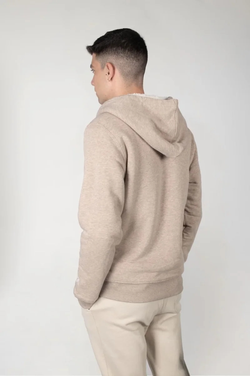 Chaqueta sherpa - Nuez Jaspeado - Imagen 8