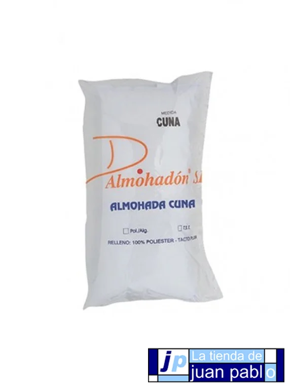 D. ALMOHADÓN Almohada Cuna Fibra 50x30cm Indeform - Imagen 3