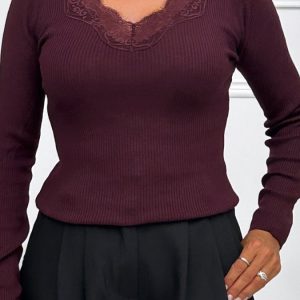 Camiseta Pico Encaje