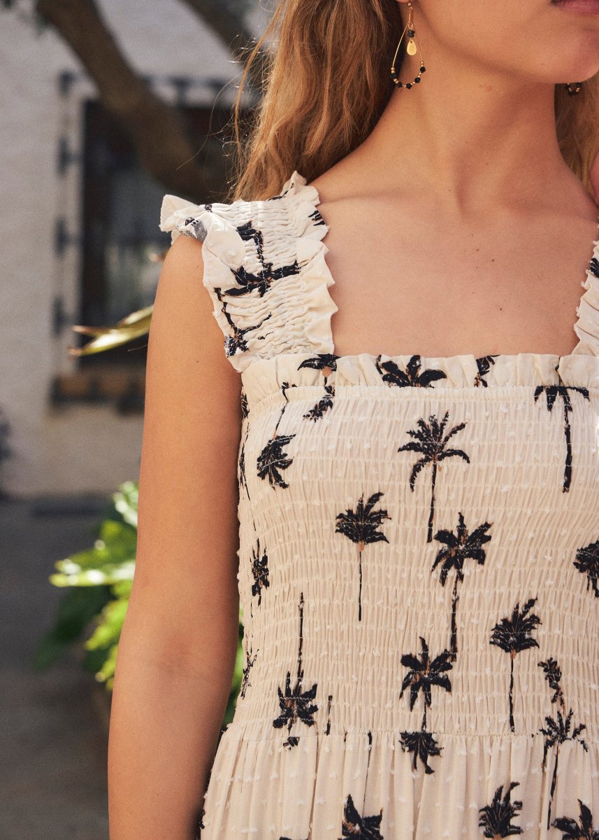 Vestido plumeti palmeras - Imagen 4