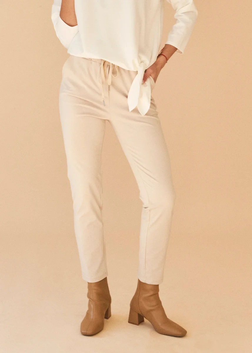 Pantalones básicos cordón