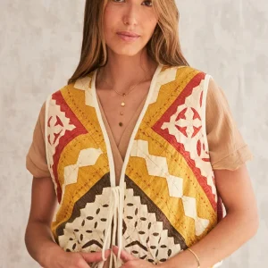 Chaleco patchwork