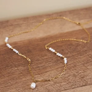 Collar combinado perlas