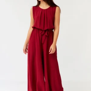 Mono cuello redondo fluido