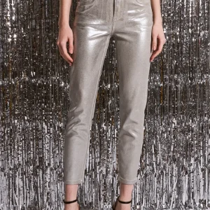 Jeans skinny metalizados
