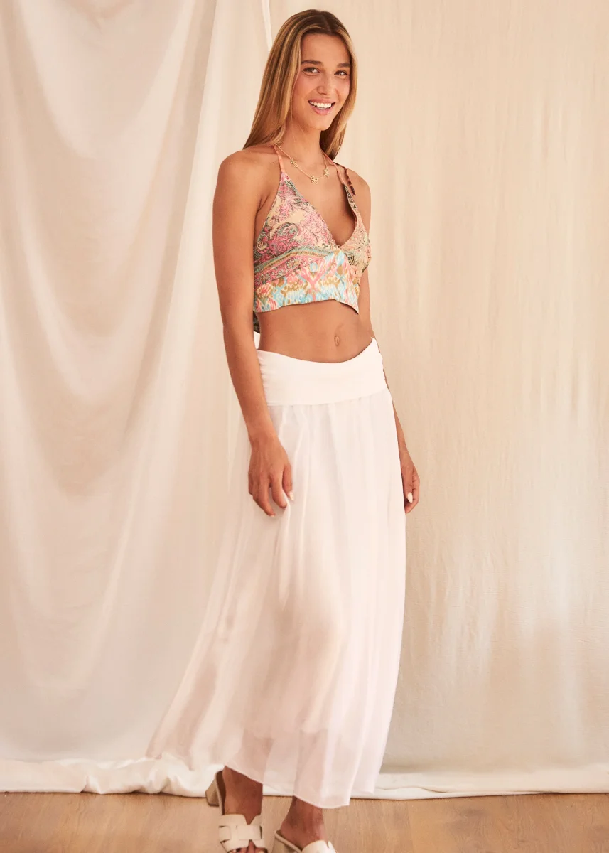 Falda maxi seda - Imagen 3