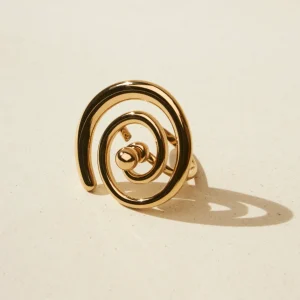 Anillo espiral circular