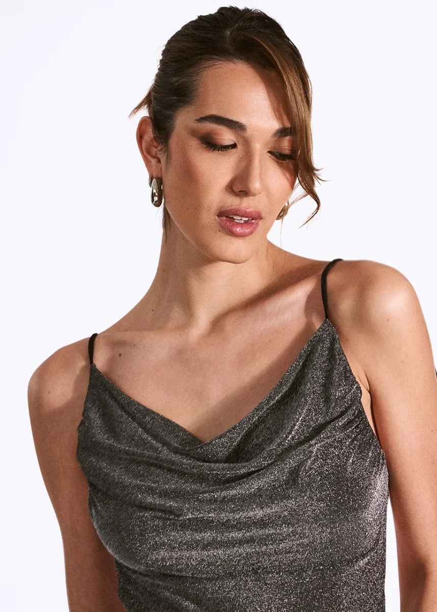 Vestido lurex tirantes - Imagen 6
