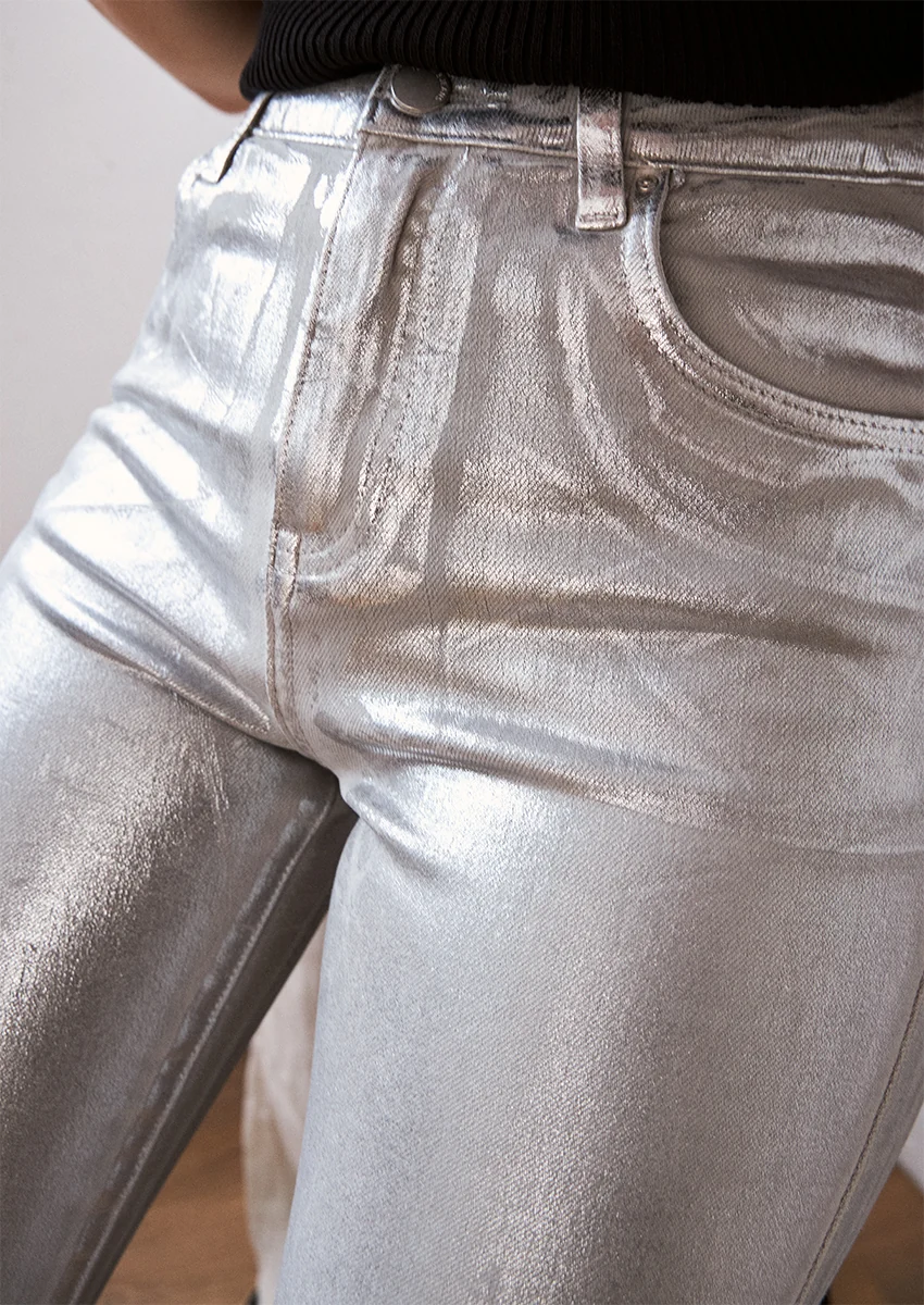 Jeans skinny metalizados - Imagen 7