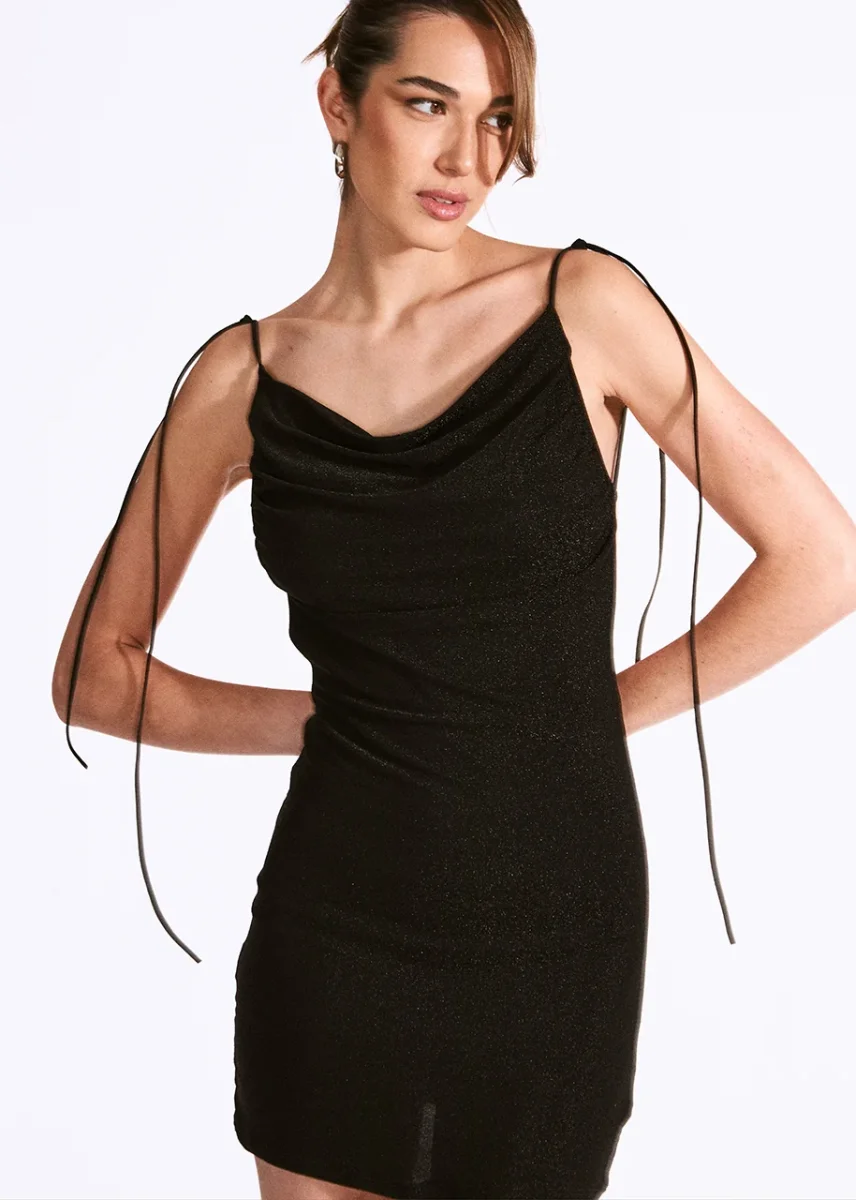 Vestido lurex tirantes