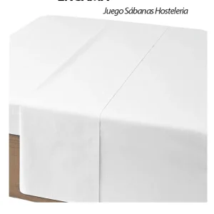 ENCAMA Juego de Sábanas Hostelería Percal