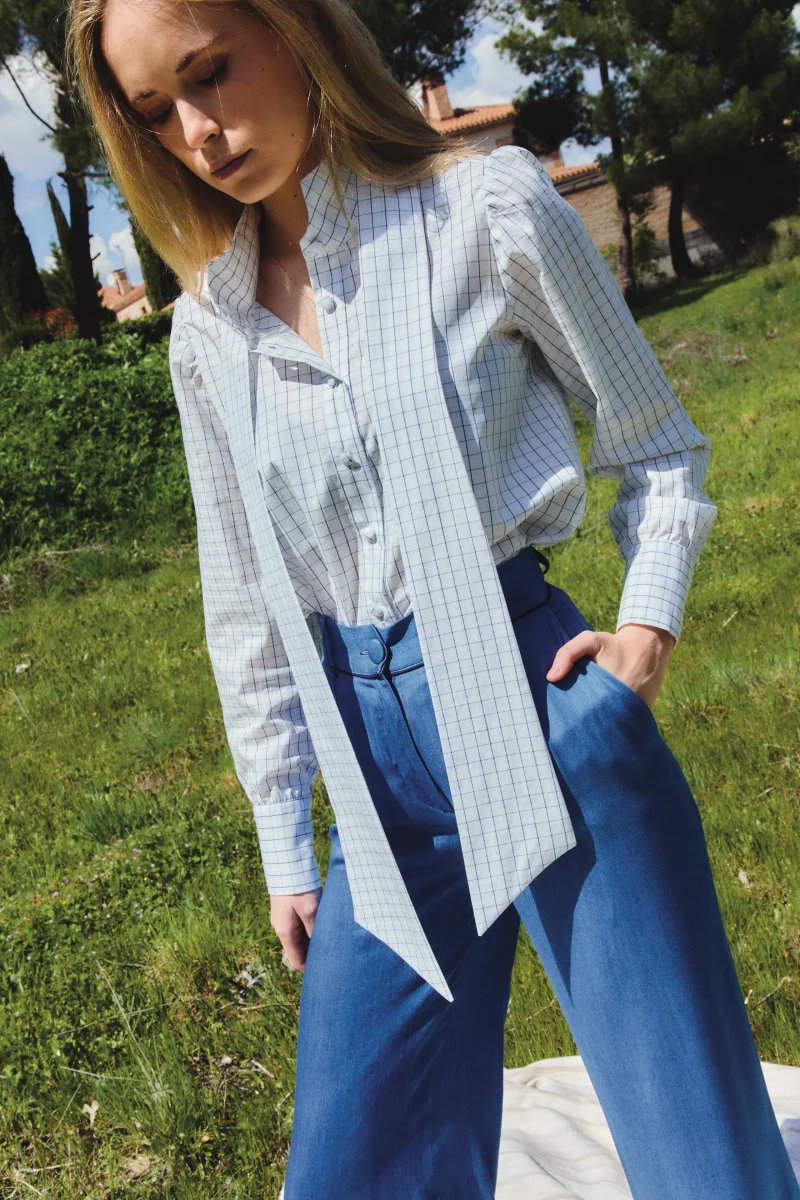 Pantalón Laurel Denim Azul - Imagen 9
