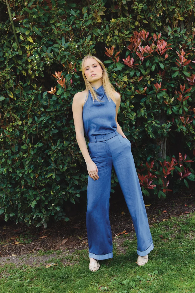 Top Laurel Denim Azul - Imagen 9