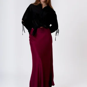 Camisa organza aberturas