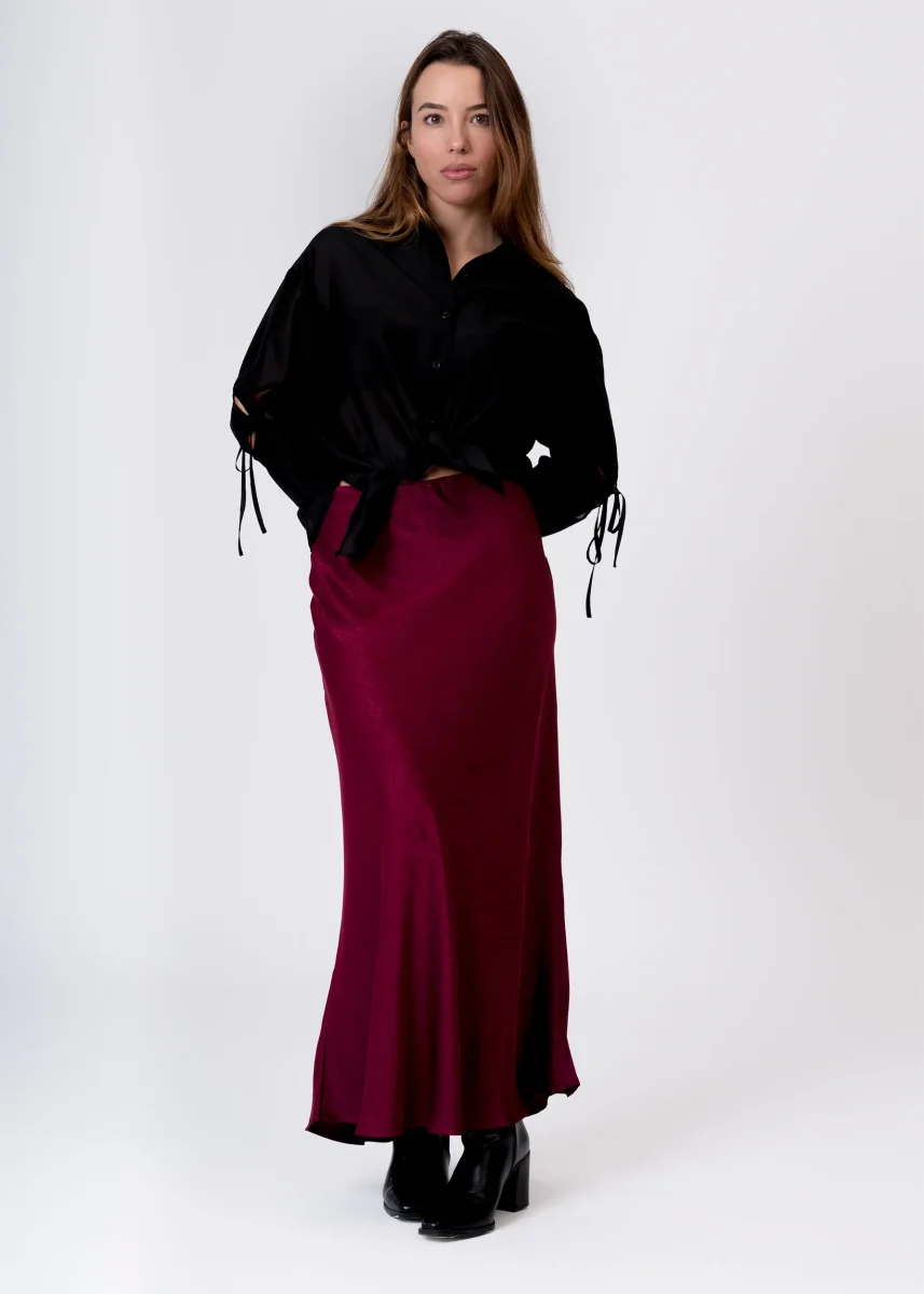 Camisa organza aberturas - Imagen 2