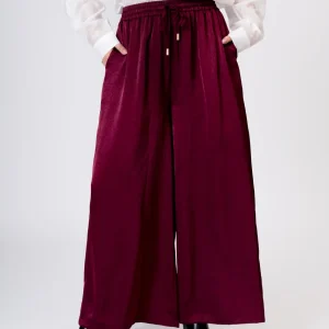 Pantalón largo raso
